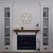 Ekena Millwork Florin Wood Fretwork Pierced Ceiling Medallion, Birch, 34"OD x 12"ID x 3/8"T CMWP34X34X0375FOBI - alternate 9